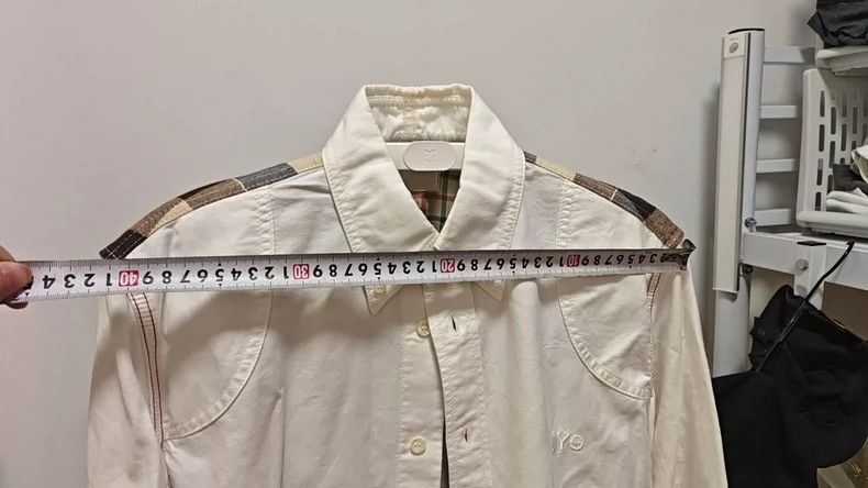 Junya Watanabe Junya Watanabe Man White Plaid Shirt Size US M / EU 48-50 / 2 - 4 Thumbnail