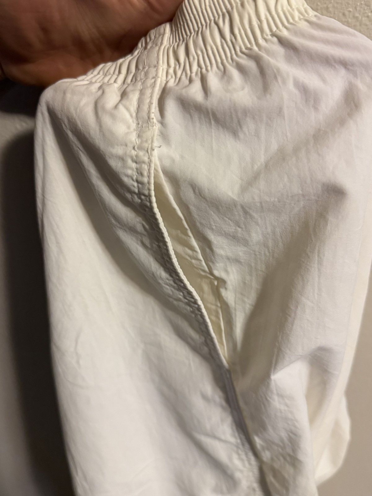 Polo Ralph Lauren vtg 90s made in usa polo sport blank white nylon track pants Size US 32 / EU 48 - 5 Thumbnail
