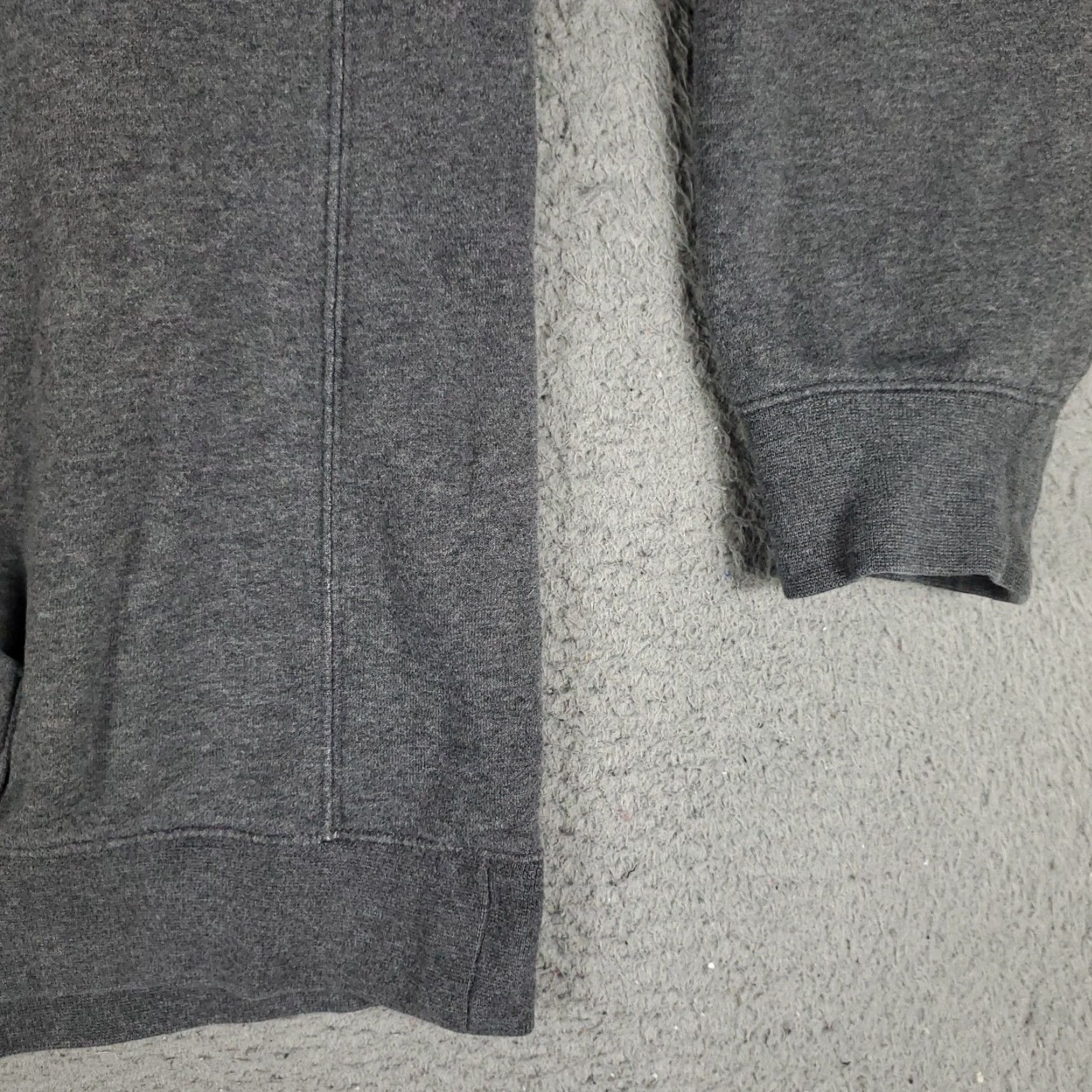Nike Nike Mens Hoodie Pullover Sweatshirt Size 2XL Gray Swoosh Logo Knit Cotton Blend Polyester Mock Neck Long Sleeve Baggy? Size US XXL / EU 58 / 5 - 6 Thumbnail