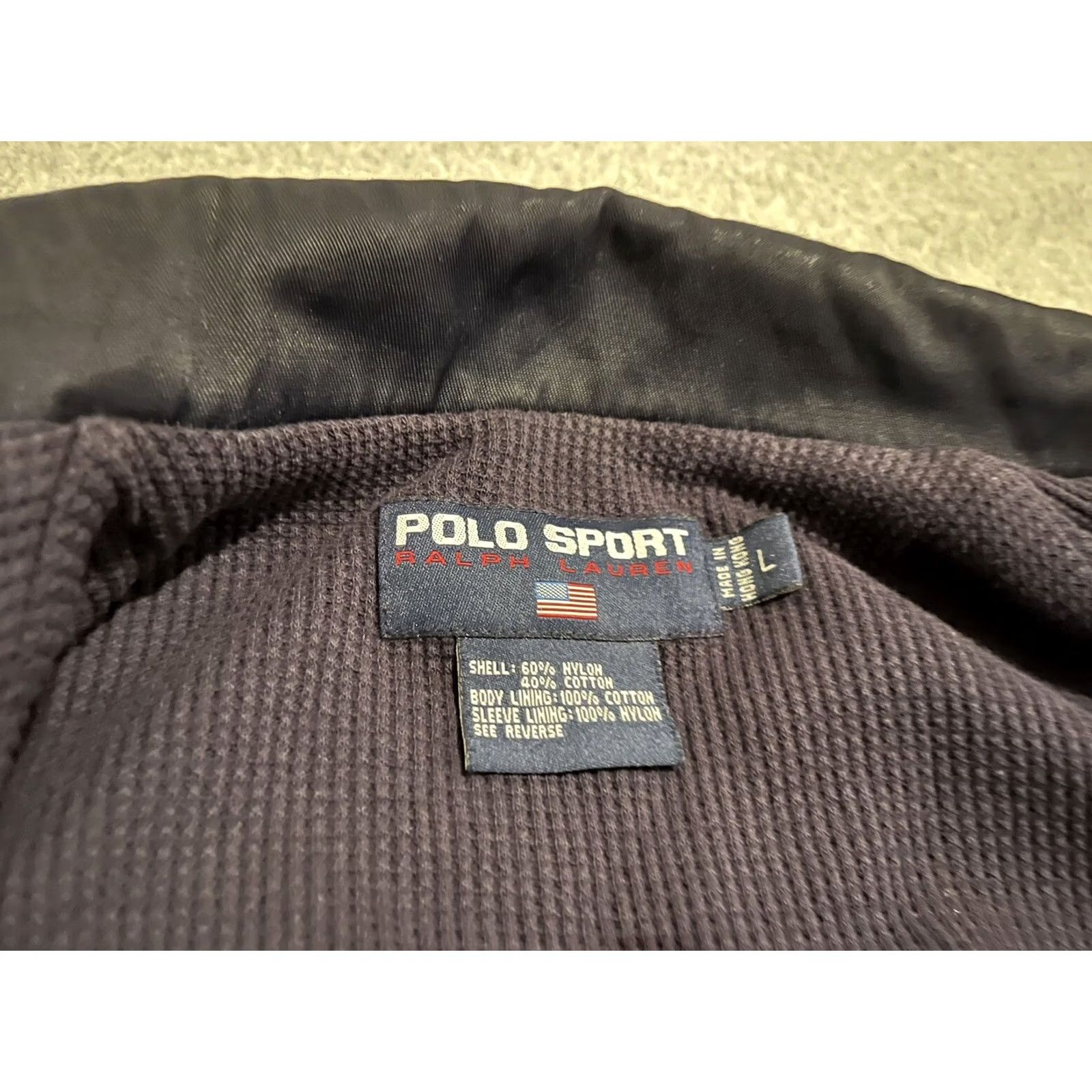 Ralph Lauren VINTAGE Ralph Lauren Polo Sport Marine Supply Navy Blue Jacket Coat Large Size US L / EU 52-54 / 3 - 4 Thumbnail