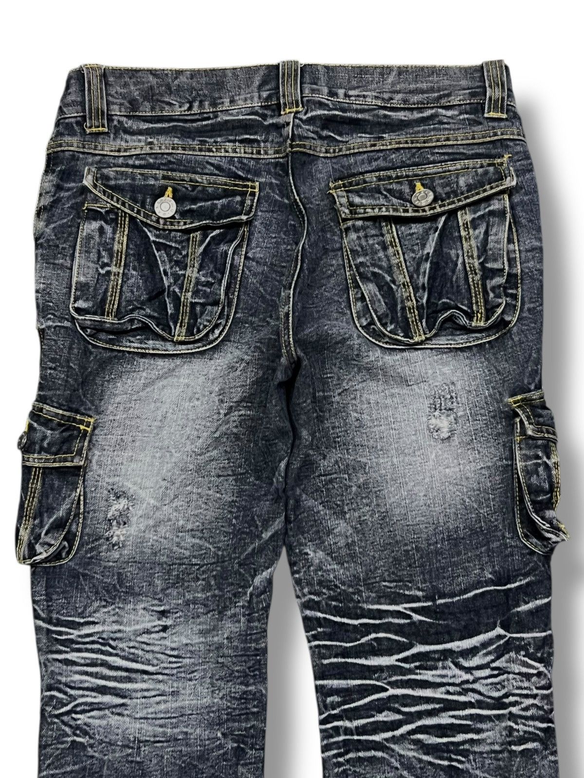 If Six Was Nine Flared Vintage Japanese Denim Zerosail Multi cargo pockets Size US 32 / EU 48 - 5 Thumbnail