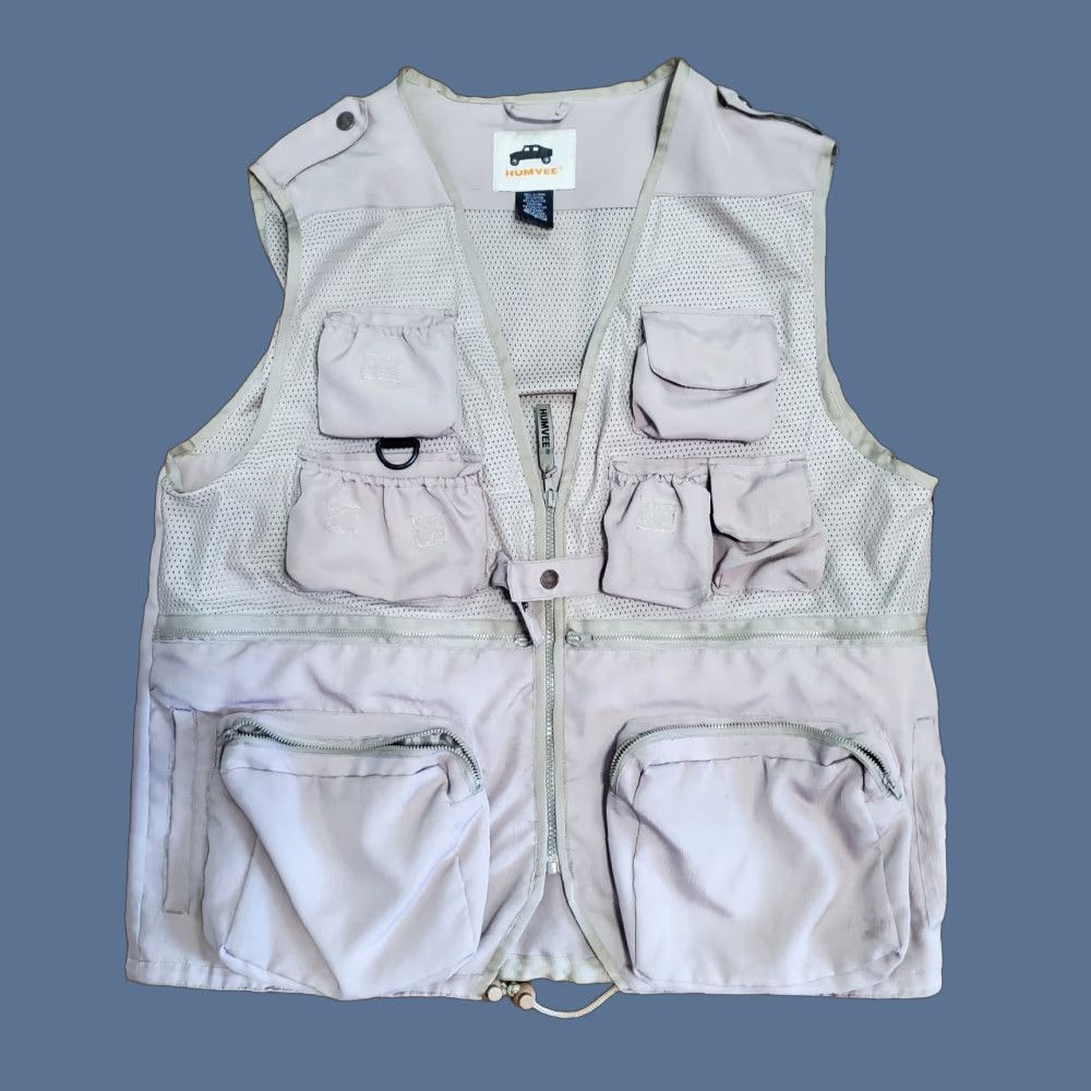 Vintage VINTAGE Humvee Vest Mens Large Hiking Fishing Hunting Beige Brown Shirt? Size US L / EU 52-54 / 3 - 1 Thumbnail