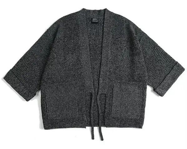 VIBE Retro fashion knit kimono cardigan jacket Size US XL / EU 56 / 4 - 6 Thumbnail