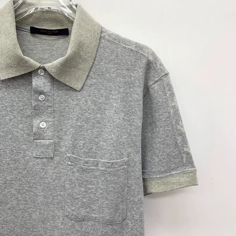 Louis Vuitton Louis Vuitton Grey Cotton Lapel Single Breasted Short Slee Size US S / EU 44-46 / 1 - 3 Thumbnail