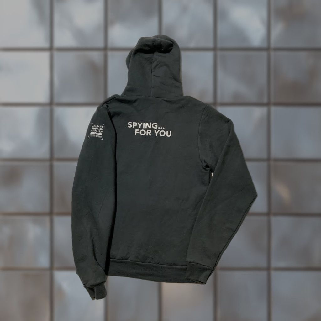 American Apparel American Apparel Johnny English Reborn 2010 Cast Crew Spying On You Full Zip Hoodie M Gray Mens Size US M / EU 48-50 / 2 - 1 Thumbnail