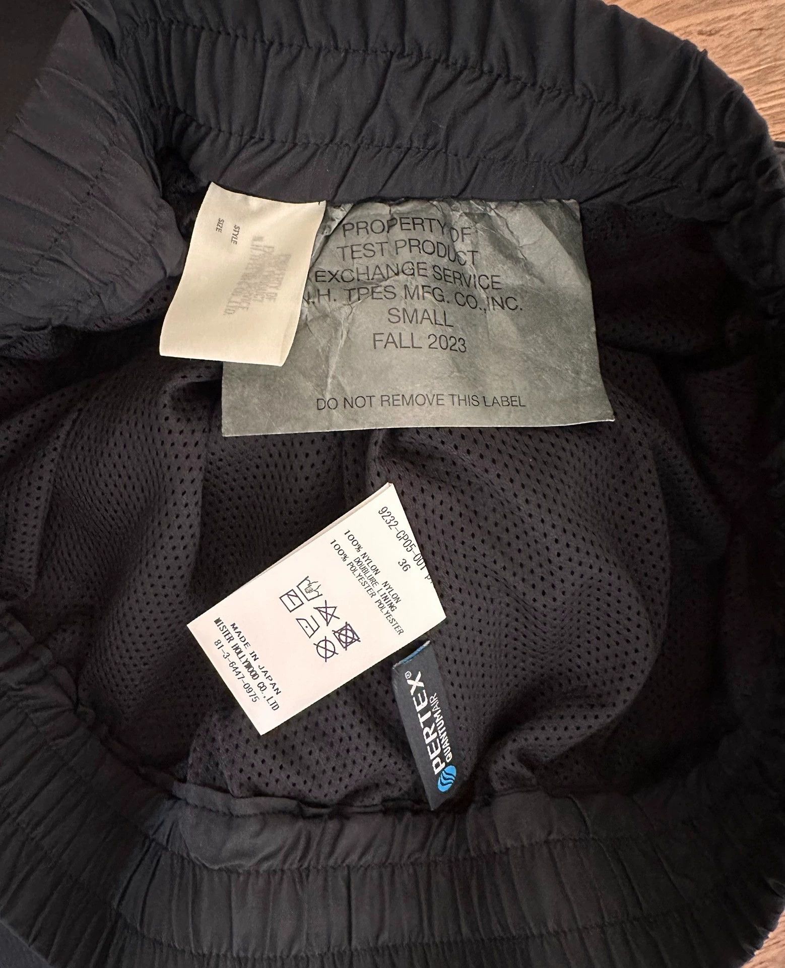 N.Hoolywood N.HOOLYWOOD MIL TPES TRACK PANTS 23AW JPN PERTEX 36W NWT TAG Size US 36 / EU 52 - 3 Thumbnail