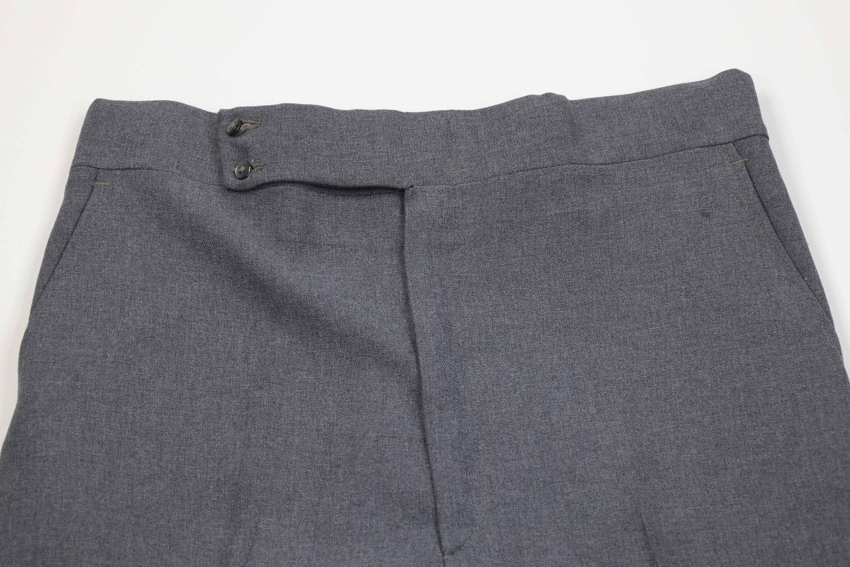 Vintage Vintage 70s Streetwear Bell Bottoms Chino Pants Gray USA Size US 34 / EU 50 - 2 Thumbnail