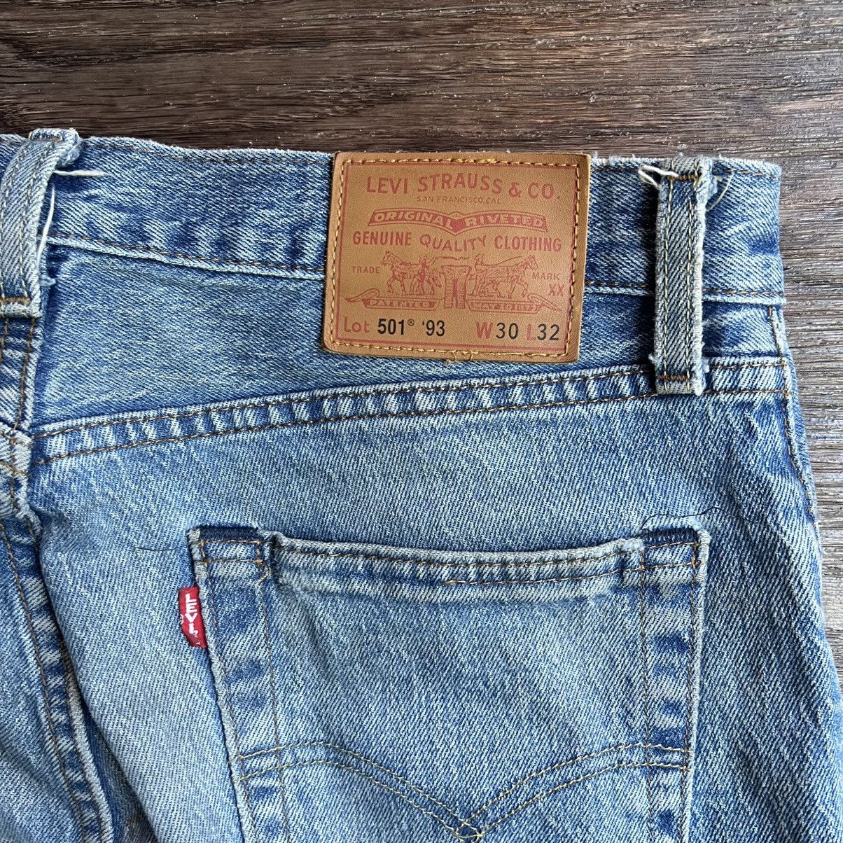 Levi's Made & Crafted Device vintage style 501 worn faded denim Size US 30 / EU 46 - 9 Thumbnail