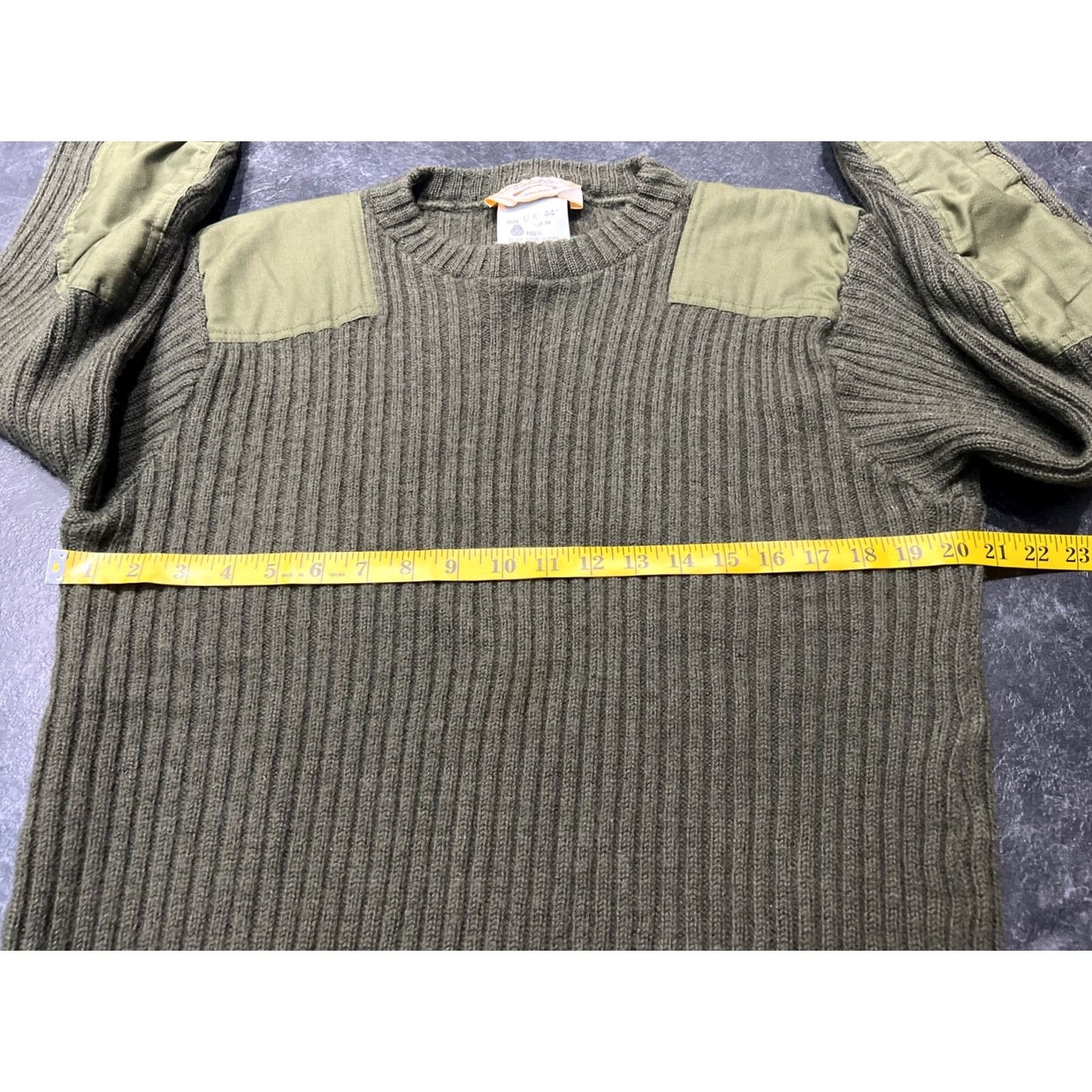 Vintage VINTAGE Cabela's Sweater Mens Knit Pullover Crew Neck Wool Green M UK 44 Wool UK Size US M / EU 48-50 / 2 - 6 Thumbnail