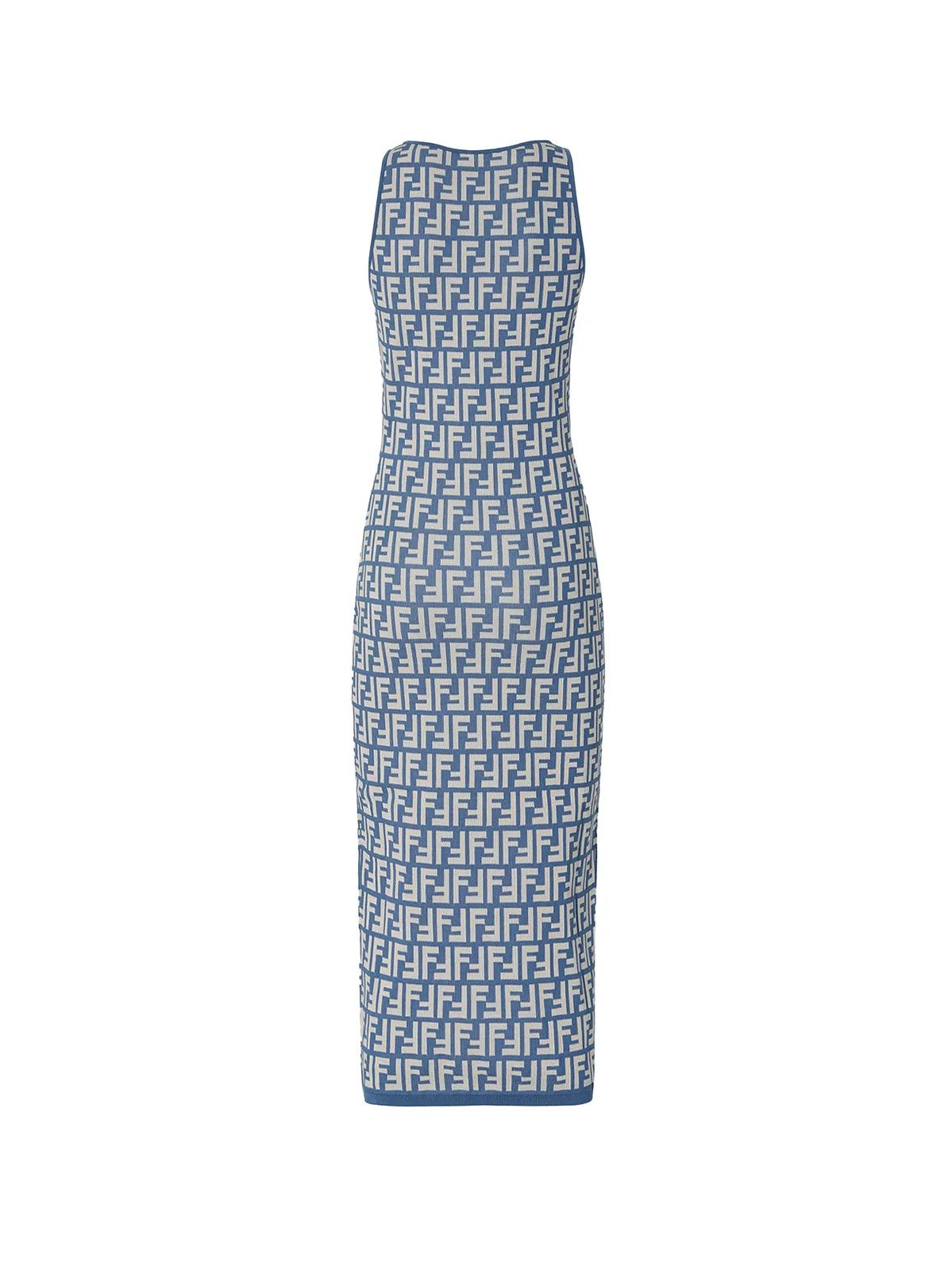 Fendi o1s1wg110526 Dress in Blue Size XL / US 12-14 / IT 48-50 - 2 Thumbnail