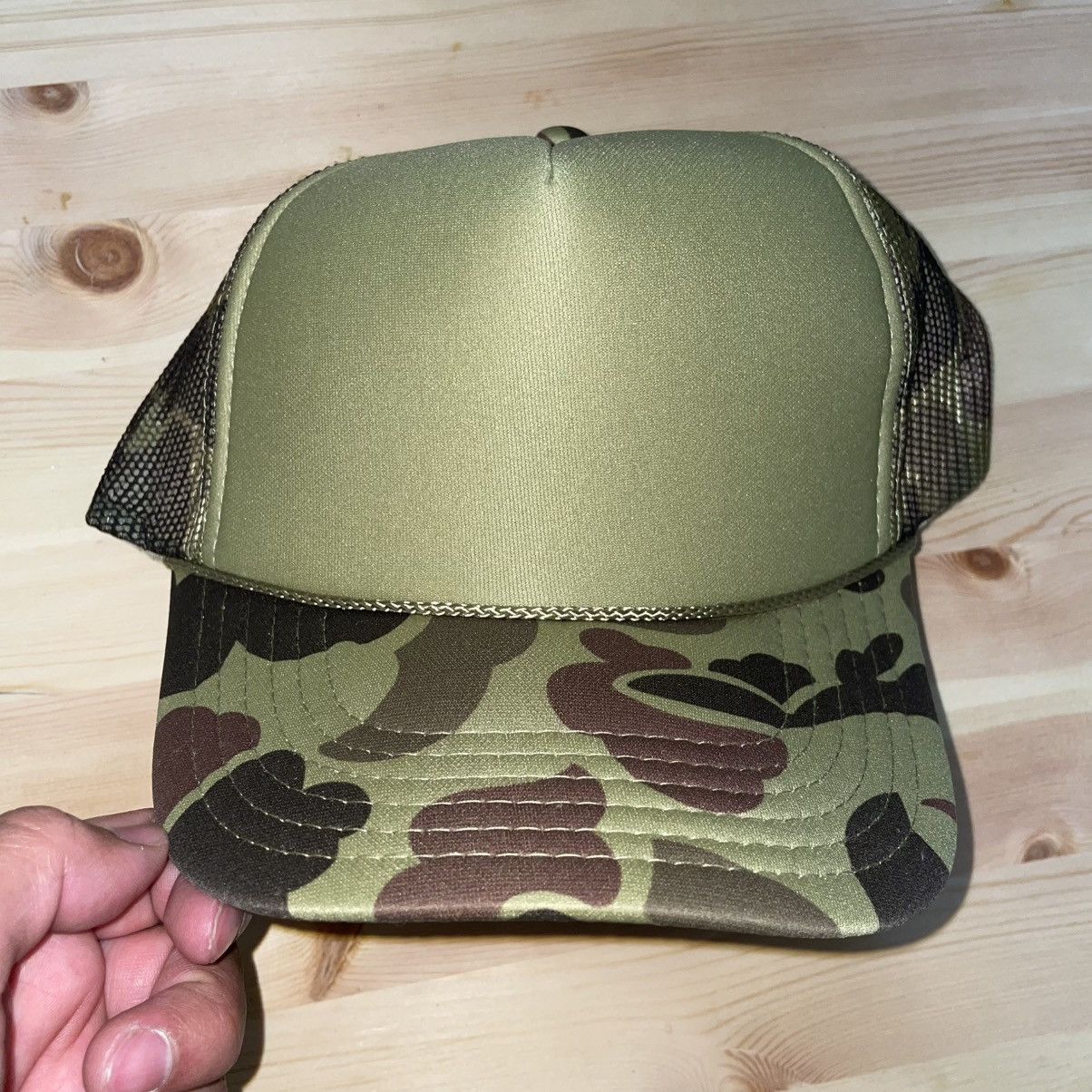Otto Vintage Duck Camo Trucker Hat Size ONE SIZE - 7 Thumbnail
