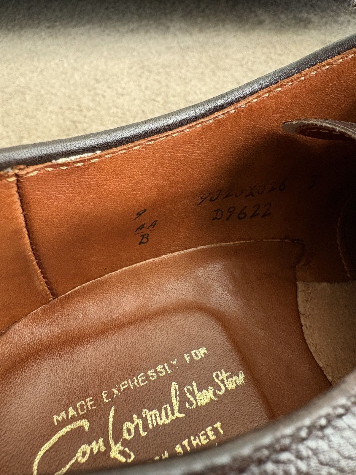 Alden Alden 9B Brown Hatch Grain Modified Last derbies Size US 9 / EU 42 - 5 Thumbnail