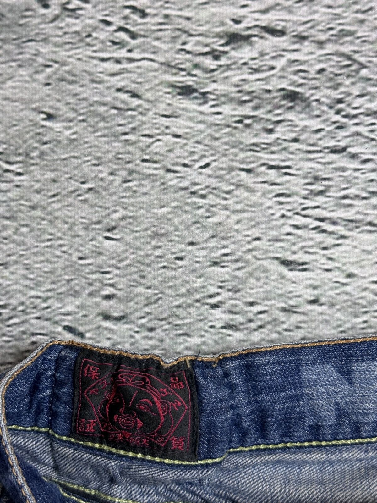 Evisu Evisu jeans white daicock big logo blue selvedge denim EU ED Size US 30 / EU 46 - 9 Thumbnail