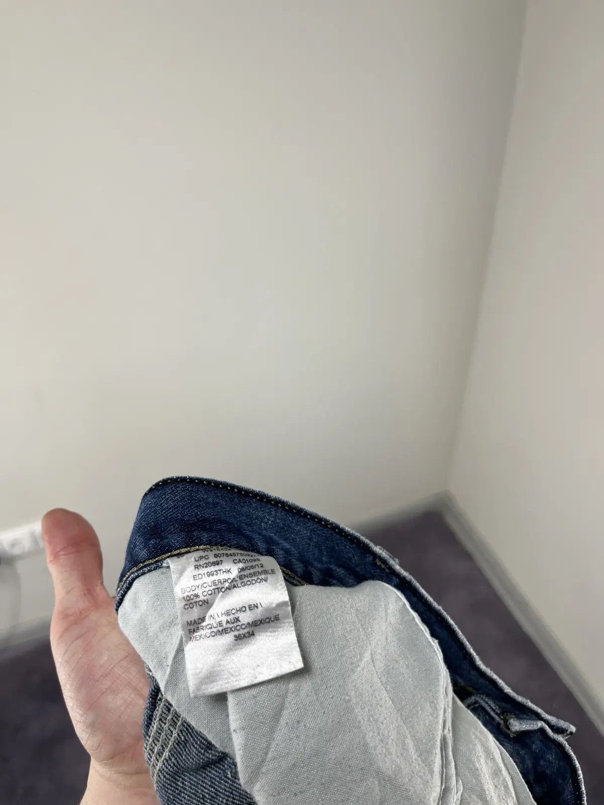 Dickies × Vintage Vintage Dickies Y2K Blue Denim American Hype Baggy Jeans Size US 36 / EU 52 - 11 Thumbnail