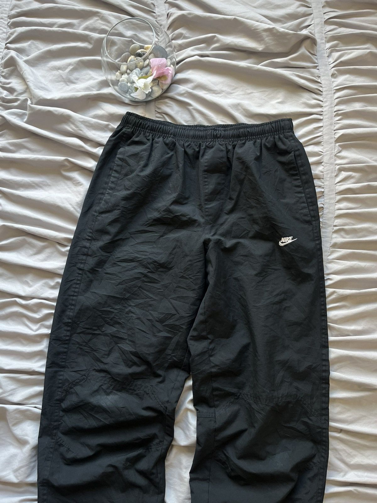 Nike Vintage 90s Nike Track Pants Baggy Wide Rare Y2K Size US 34 / EU 50 - 2 Thumbnail