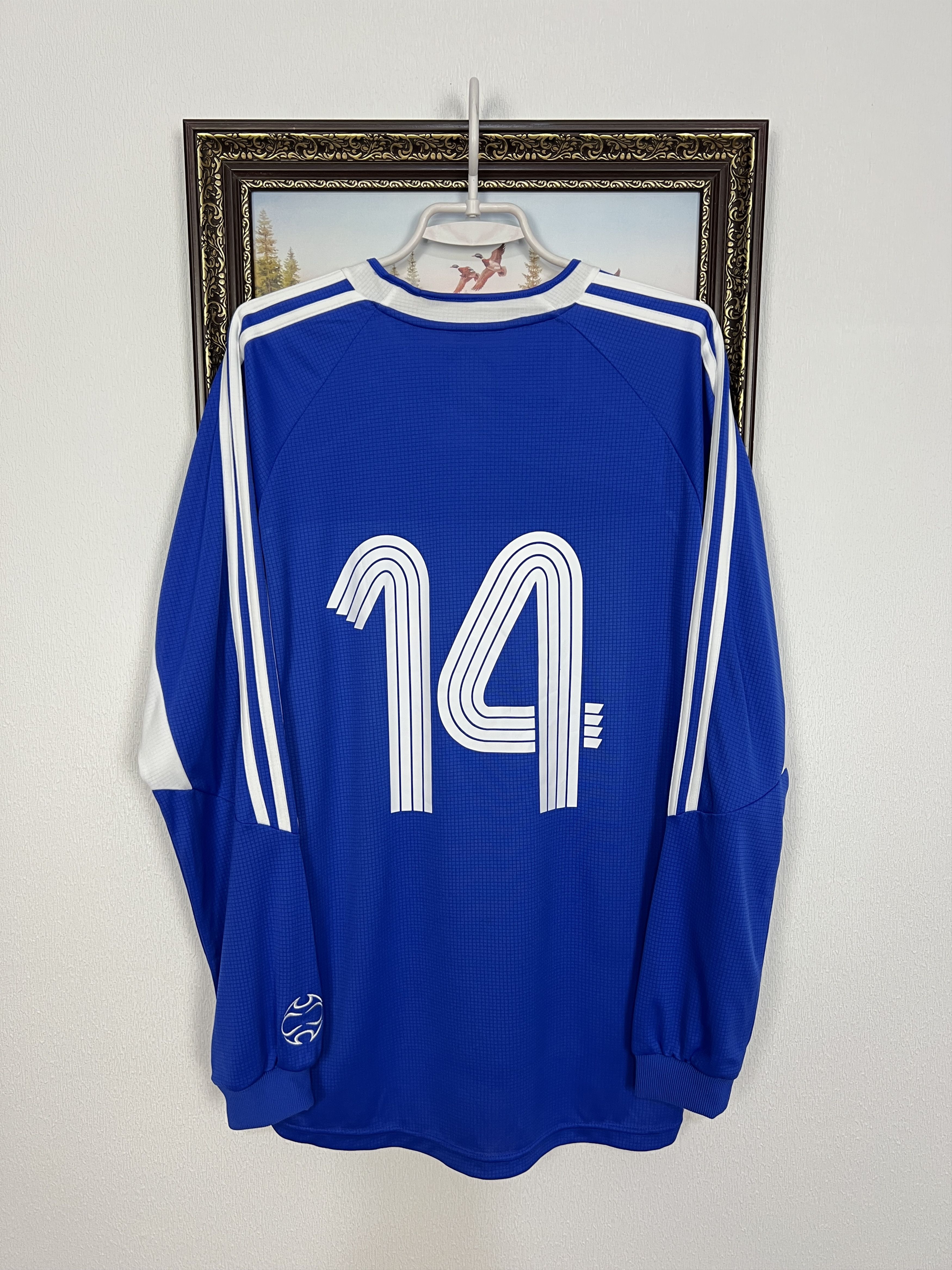 Adidas Slovakia football shirt Soccer Long Sleeve Jersey Size US L / EU 52-54 / 3 - 9 Thumbnail