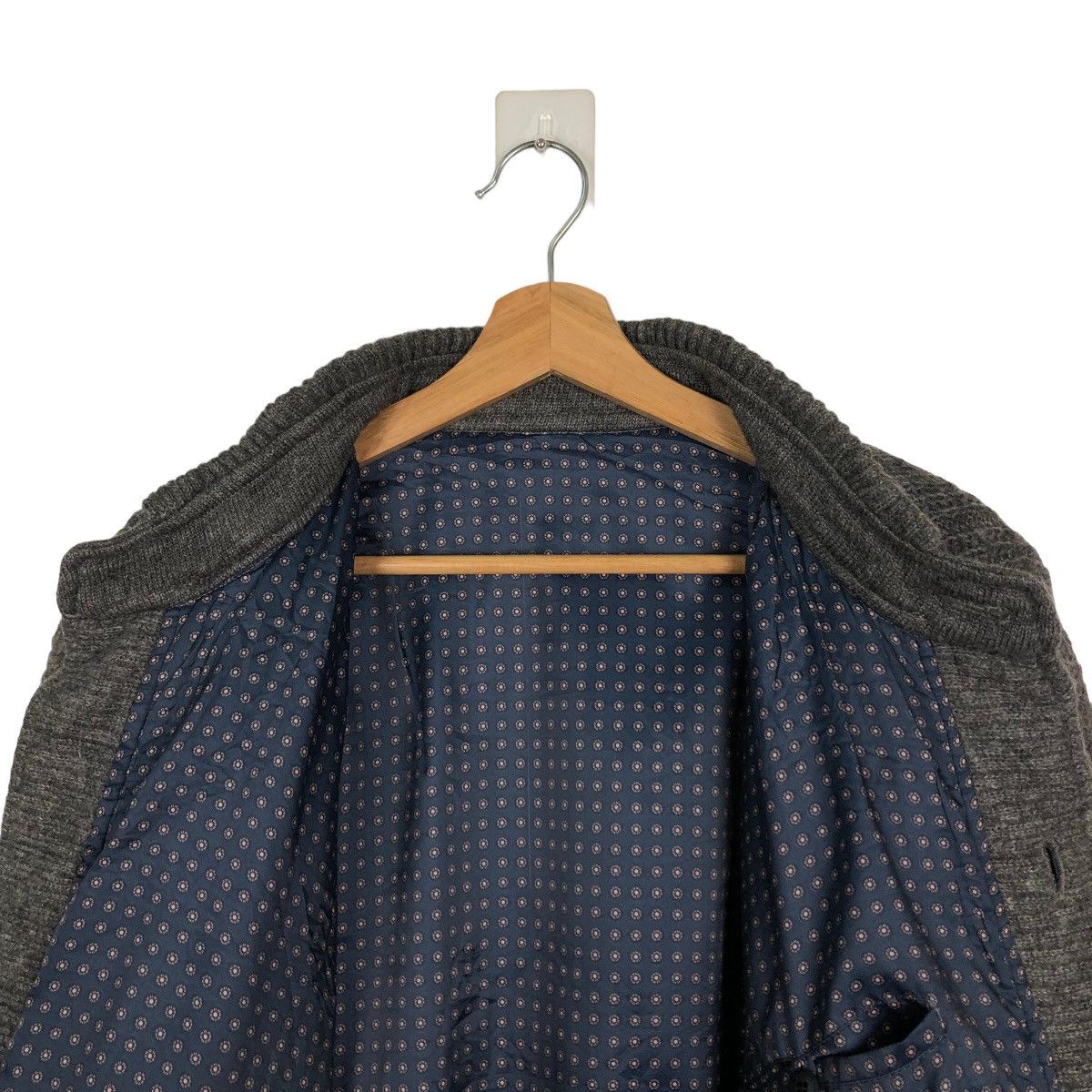 Issey Miyake VINTAGE HERRINGBONE WOOL BOMBER JACKET RAIKA ISSEY MIYAKE Size US L / EU 52-54 / 3 - 10 Thumbnail
