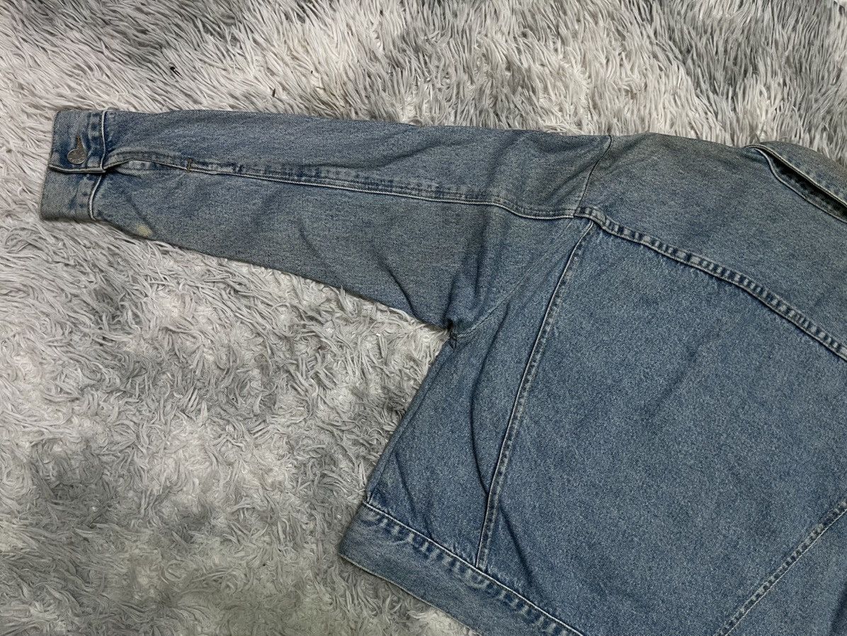 Guess 90s GUESS DENIM TRUCKER JACKET RARE DESIGN Size S / US 4 / IT 40 - 14 Thumbnail