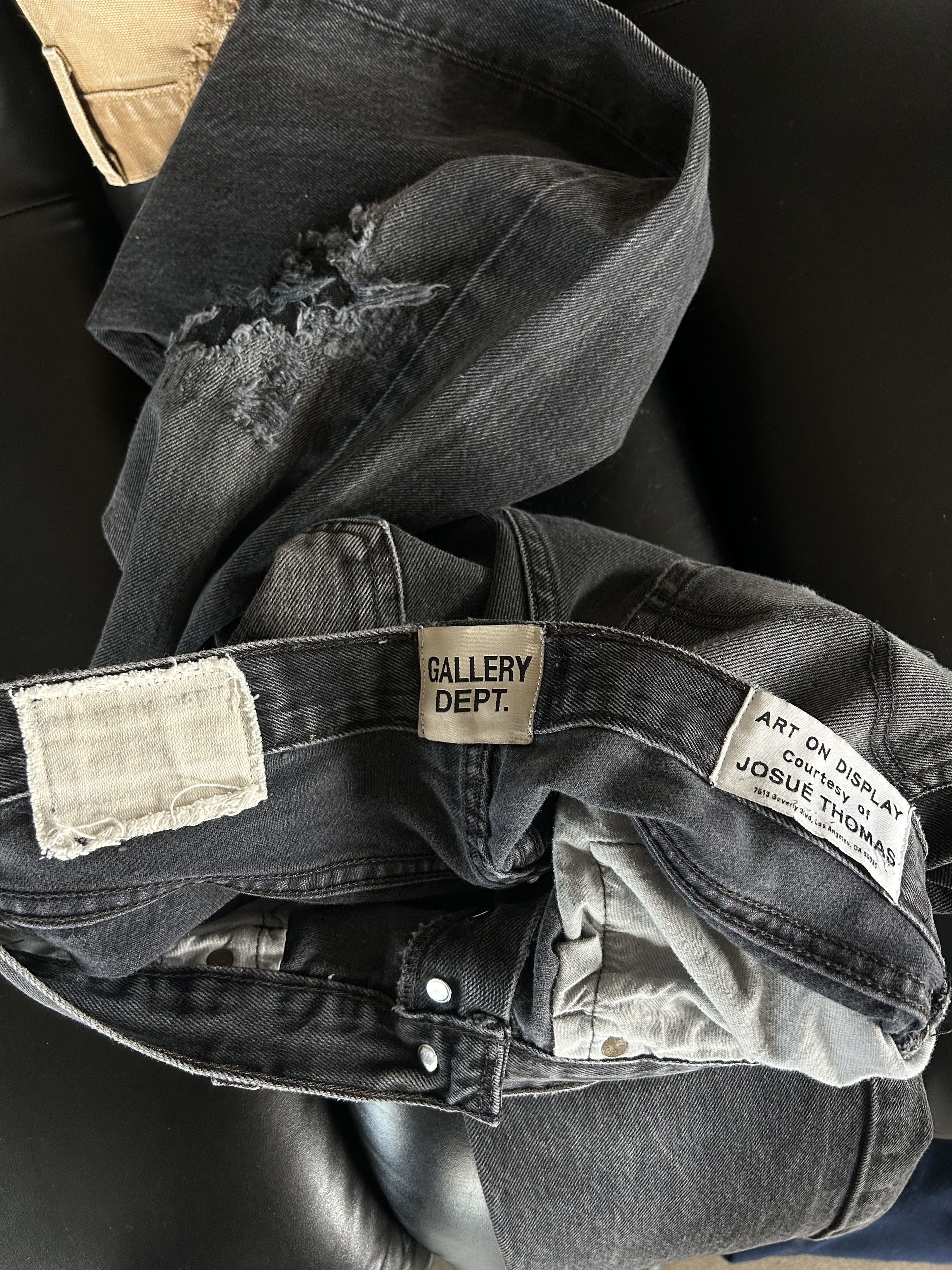 Gallery Dept. Gallery Dept Black Denim LA Flare Size US 32 / EU 48 - 4 Thumbnail