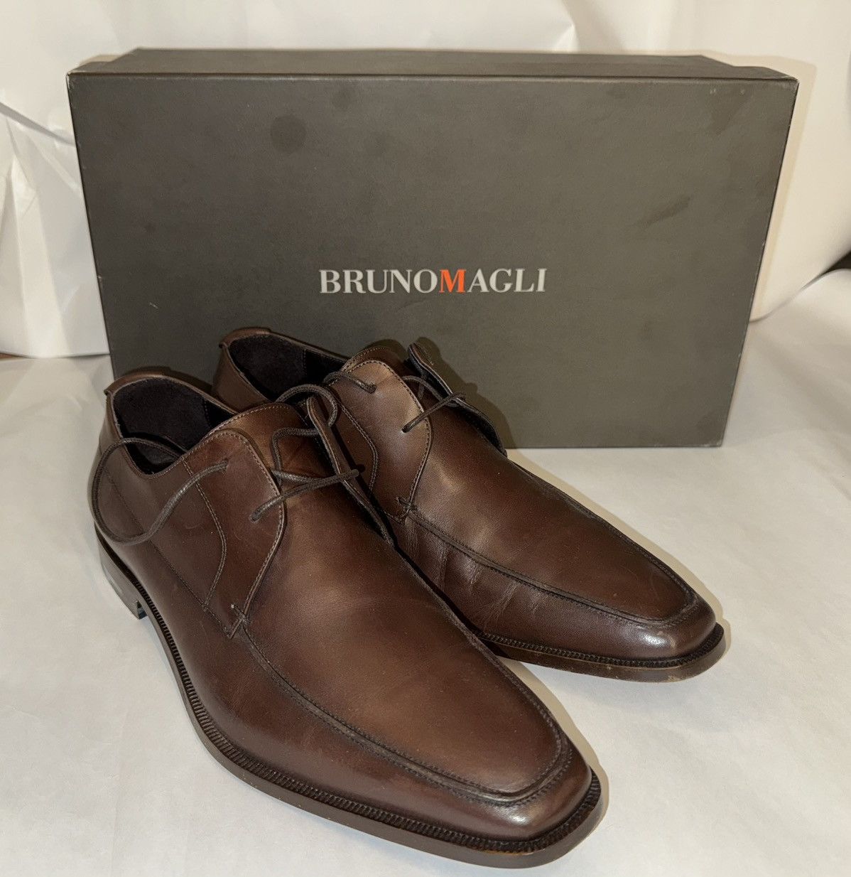 Bruno Magli Bruno Magi “Manola” Dark Brown Formal Oxford Shoes Size US 8 / EU 41 - 11 Thumbnail