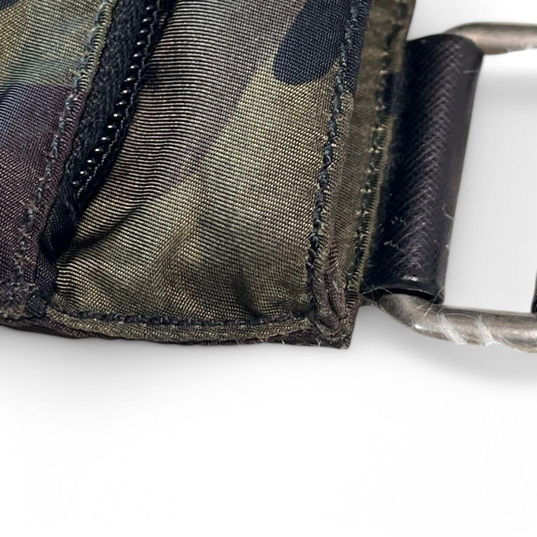 Prada Prada - Nylon Camo Shoulder Bag Crossbody Triangle Logo Size ONE SIZE - 6 Thumbnail