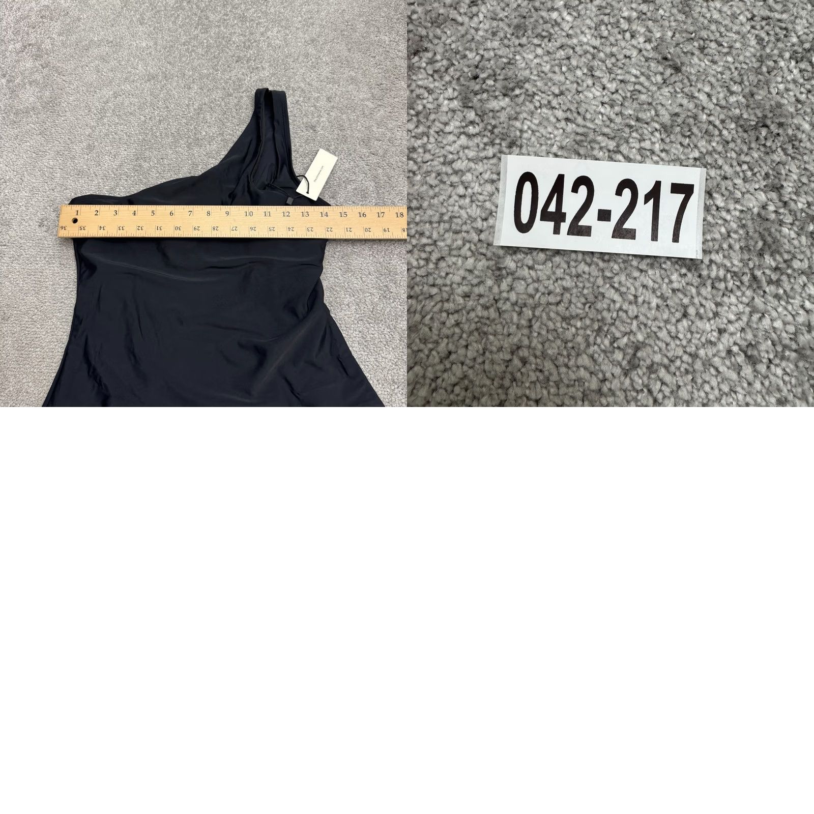 Vintage Commense One Shoulder Cut-Out Backless Swimwear One Piece Large Black Bodysuit Size L / US 10 / IT 46 - 9 Thumbnail