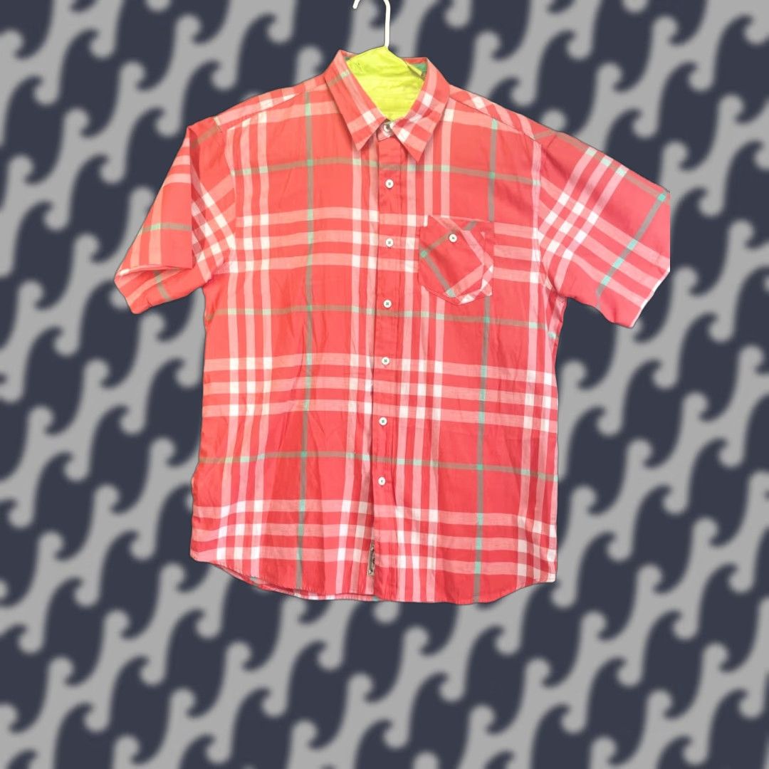 Vintage Evolution Shirt Men’s XXL Plaid Collared Button Down Short Sleeve Cotton Blend Shirt Size US XXL / EU 58 / 5 - 1 Thumbnail