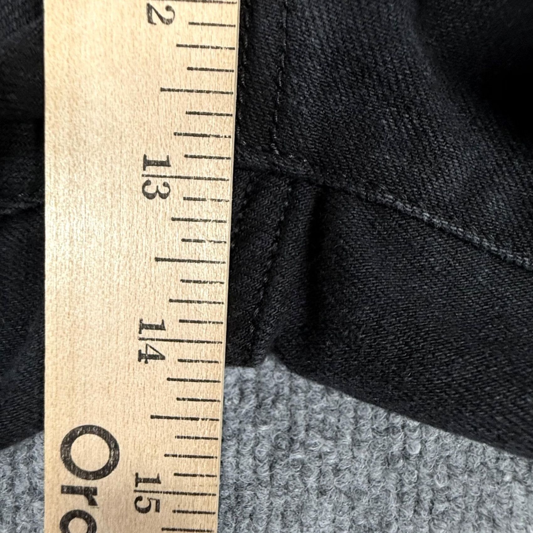 Vintage Terra & Sky 16W Black Casual Pants Pull On Flared Leg Stretch Comfortable Minimalist Womens Size 38" / US 16 / IT 52 - 4 Thumbnail