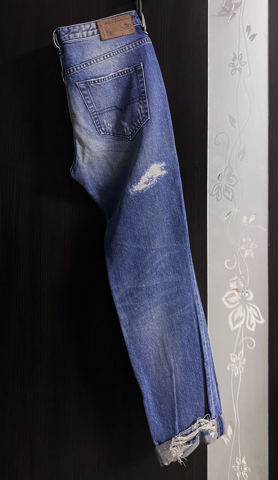 Diesel Diesel Industry Rizzo Washed Distressed Torn Jeans Denim Size 26" / US 2 / IT 38 - 4 Thumbnail