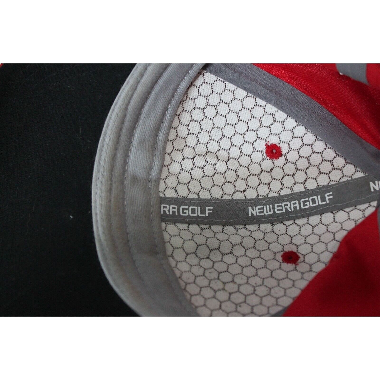 New Era NEW ERA GOLF Logo StrapBack Hat/Cap Red OSFM Sports Gorpcore Size ONE SIZE - 8 Thumbnail