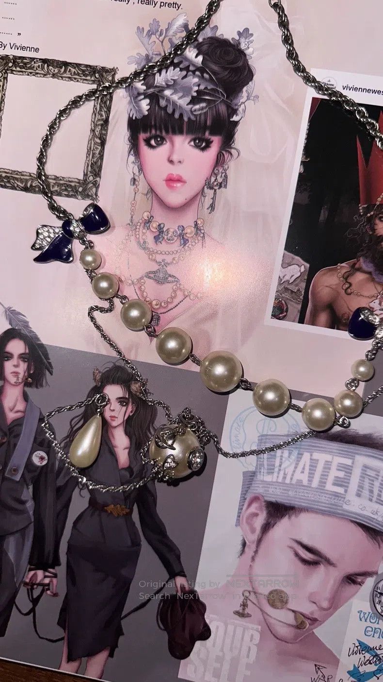 Vivienne Westwood Vivienne Westwood Ghost pearl necklace Size ONE SIZE - 2 Thumbnail
