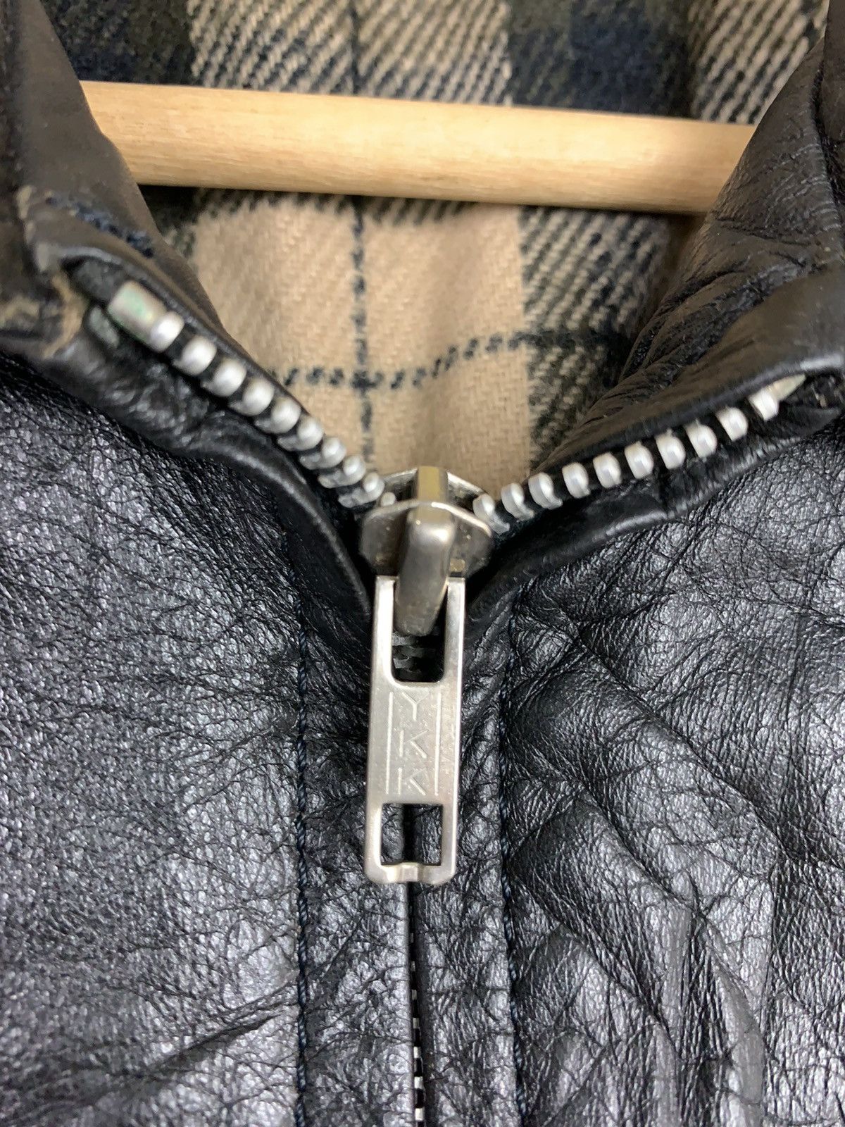 Japanese Brand Vintage Japanese Brand Leather Bomber Jacket Size US M / EU 48-50 / 2 - 9 Thumbnail