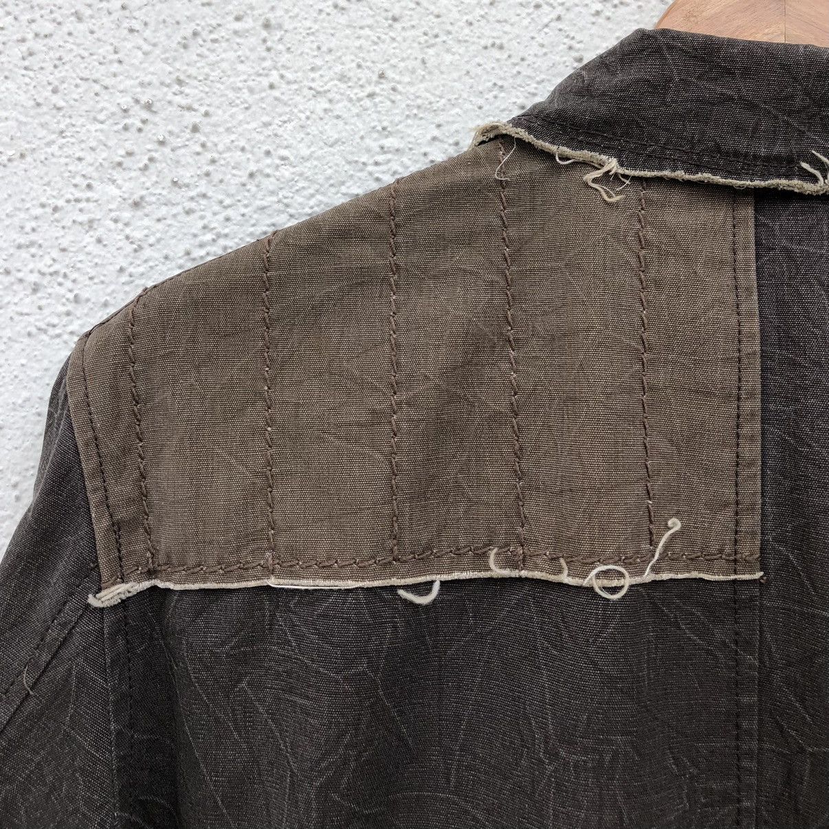 Japanese Brand Vintage Field Town Plus Patchwork Distressed Design Jacket Size US L / EU 52-54 / 3 - 12 Thumbnail
