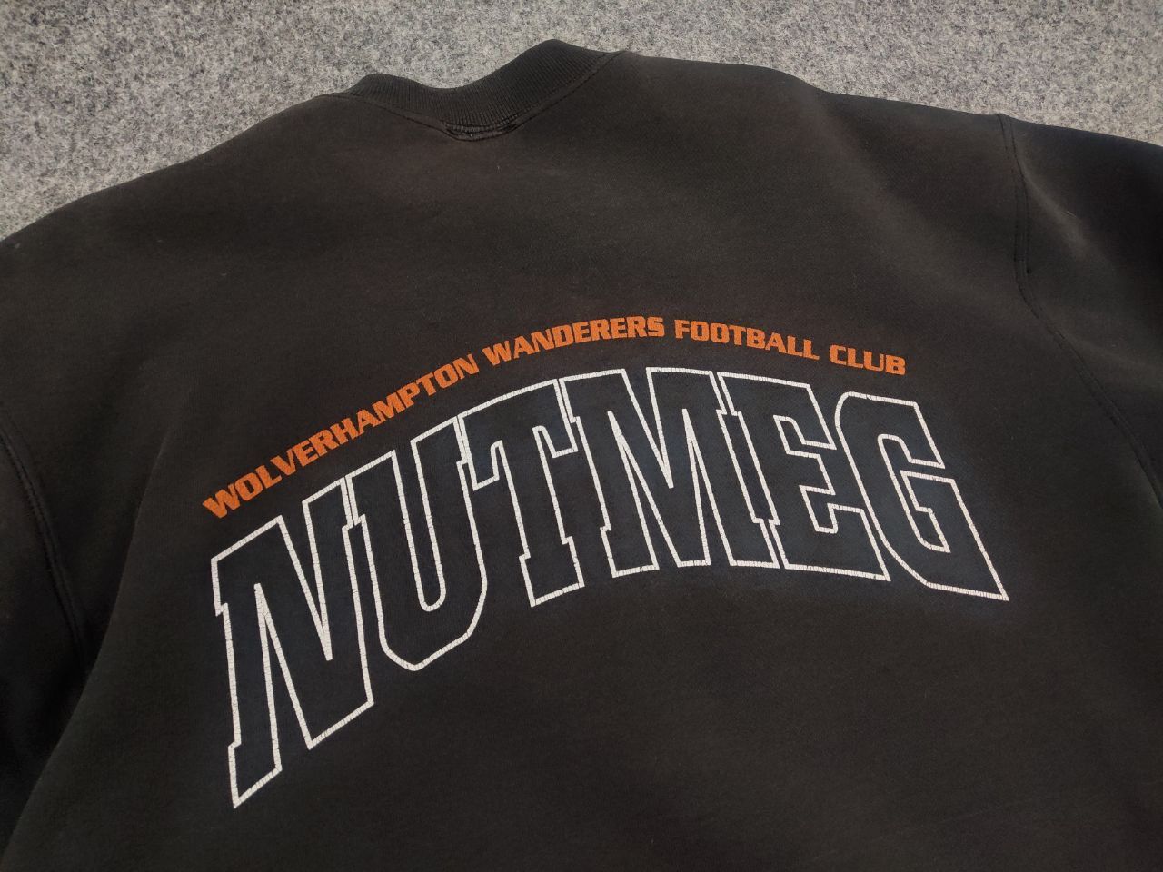 Nutmeg Rare Vintage 95's Wolverhampton Wanderers Nutmeg Sweatshirt Size US L / EU 52-54 / 3 - 16 Thumbnail