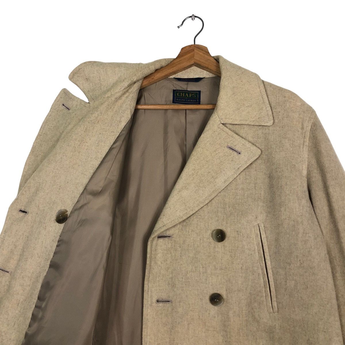Chaps Ralph Lauren 🔥Vintage Wool Double Breast Jacket Biker Chaps Ralph Lauren Size US M / EU 48-50 / 2 - 12 Thumbnail