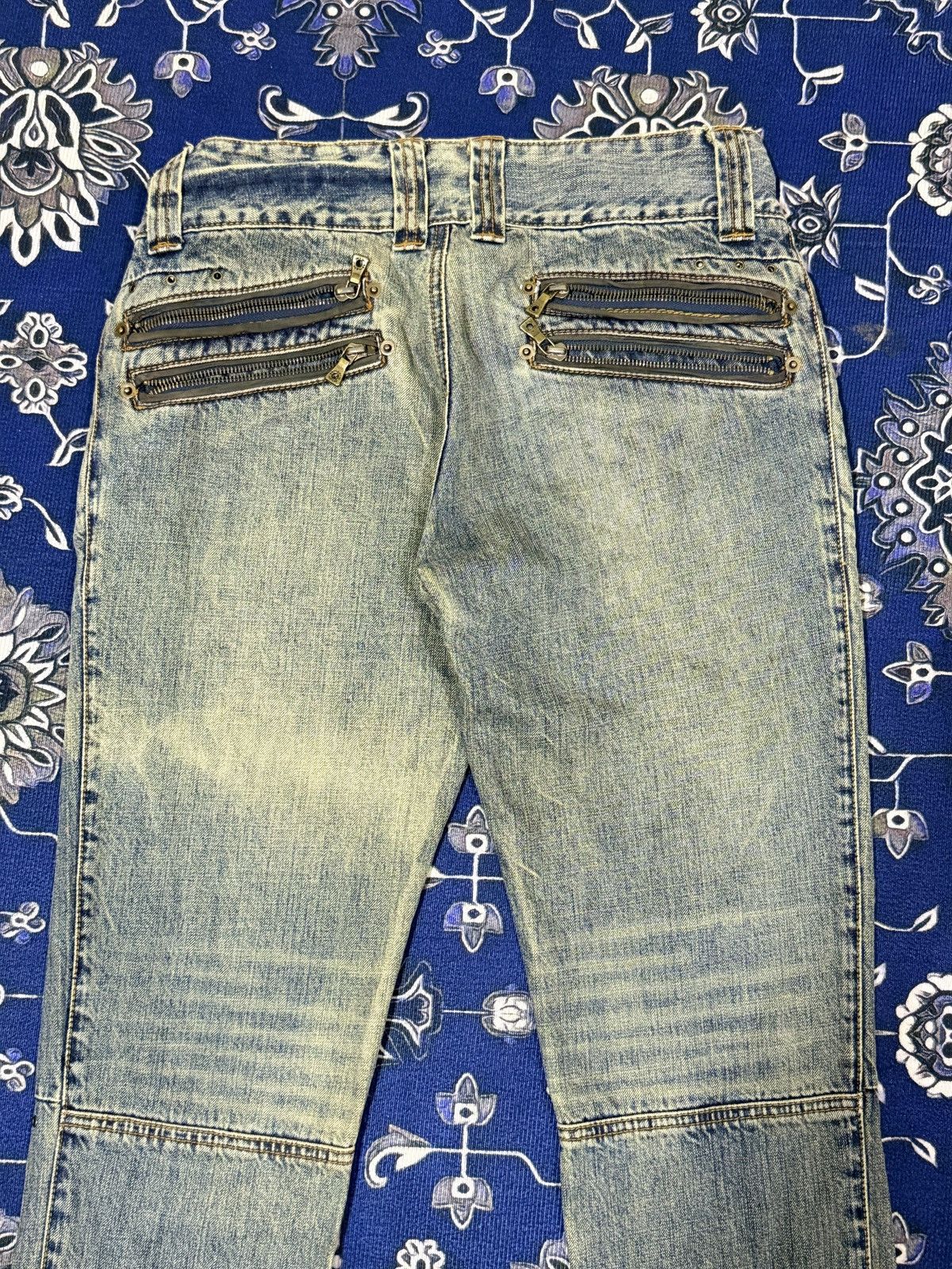 semanticdesign Rare Semanticdesign Flare Multipocket Zipper Jeans Size US 32 / EU 48 - 4 Thumbnail