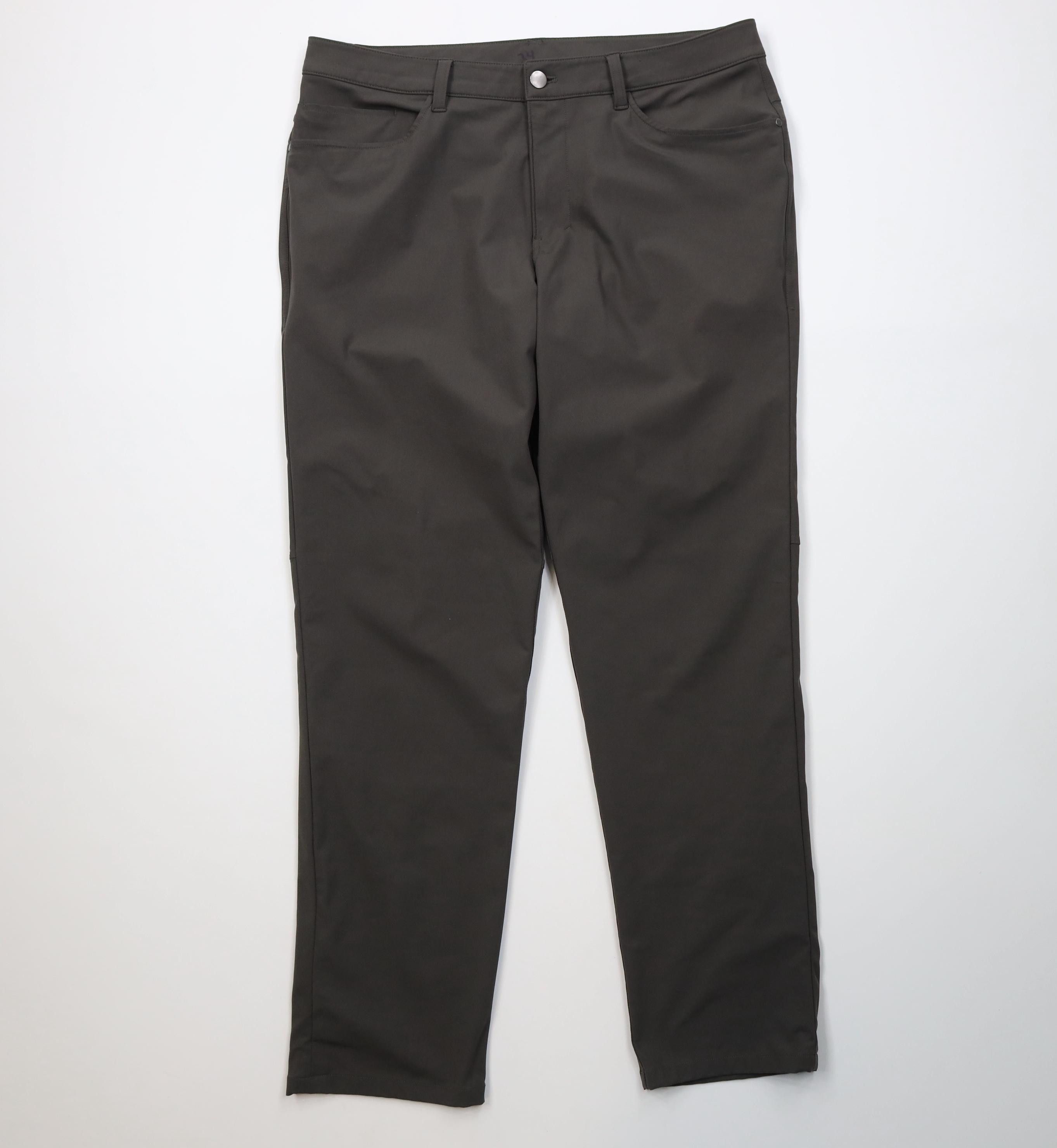 Lululemon Lululemon ABC Stretch Straight Leg Chinos Chino Pants Gray Size US 34 / EU 50 - 1 Thumbnail