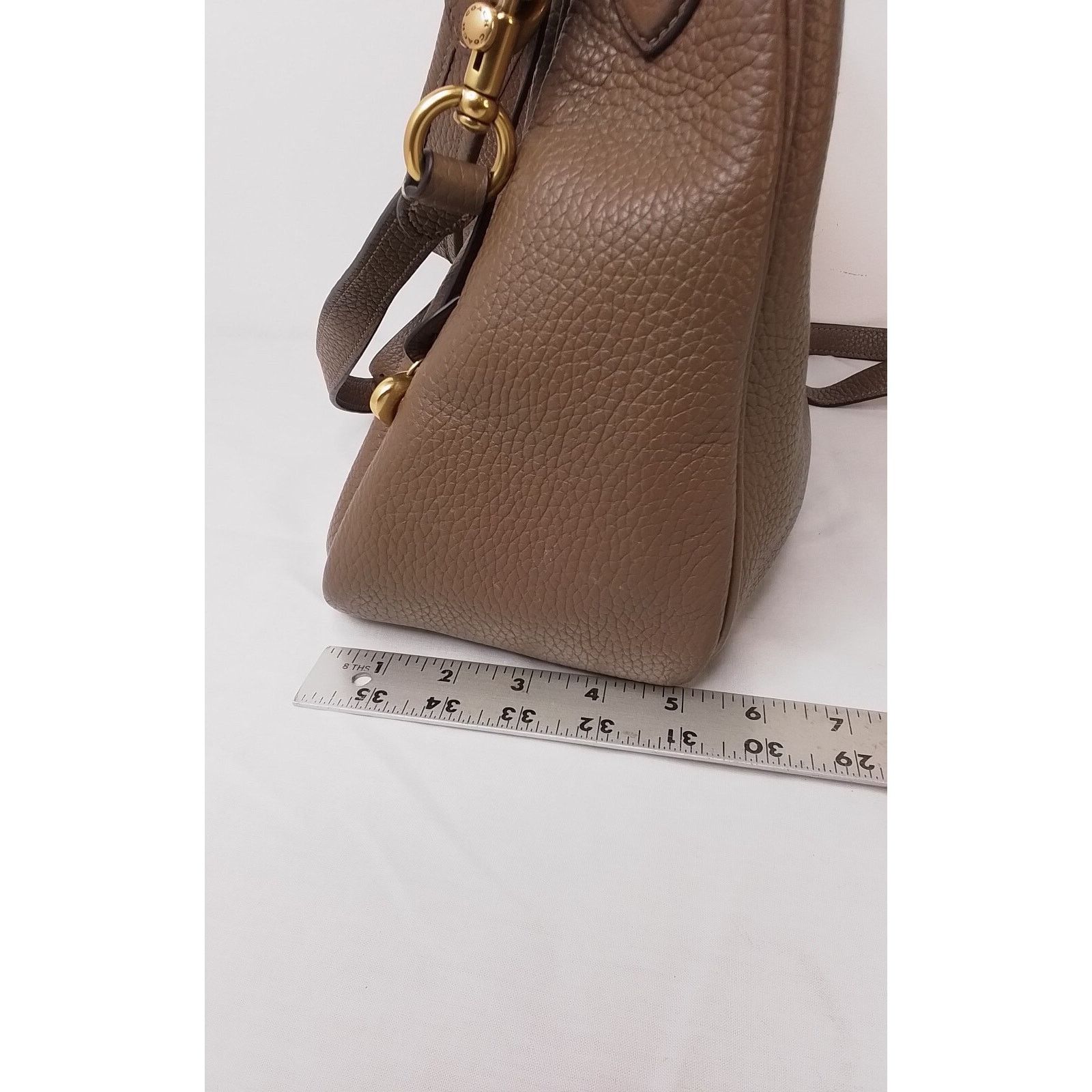 Coach Coach Purse Handbag Brown Leather #J2033 Size ONE SIZE - 11 Thumbnail