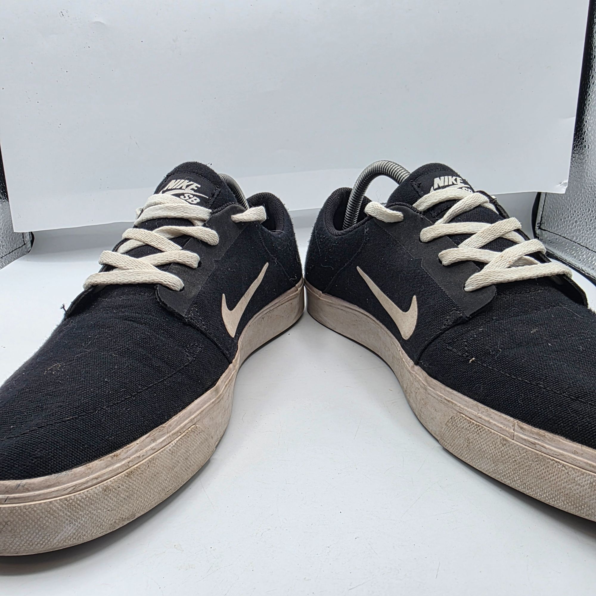 Nike Nike SB Portmore Canvas Mens Size 10.5 Black White Skate Sne Size US 10.5 / EU 43-44 - 3 Thumbnail