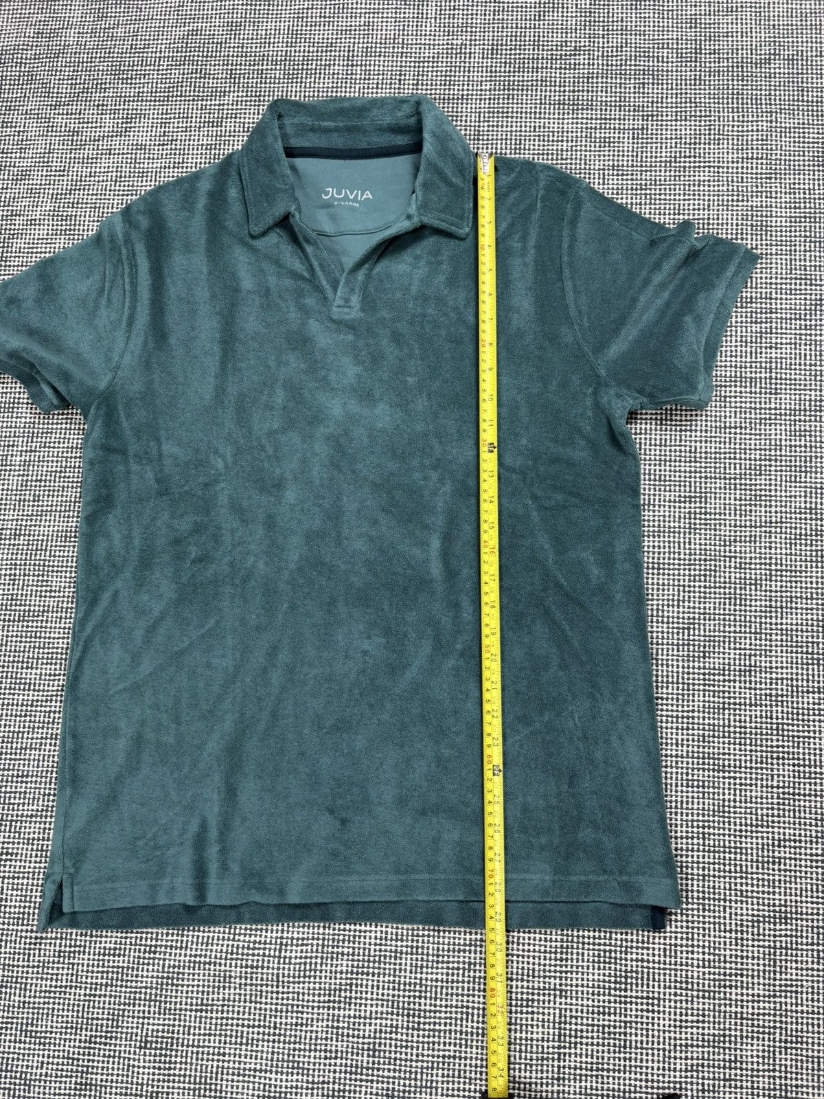 Other Juvia terry cloth polo shirt designer rrp 139€ Size US XL / EU 56 / 4 - 7 Thumbnail