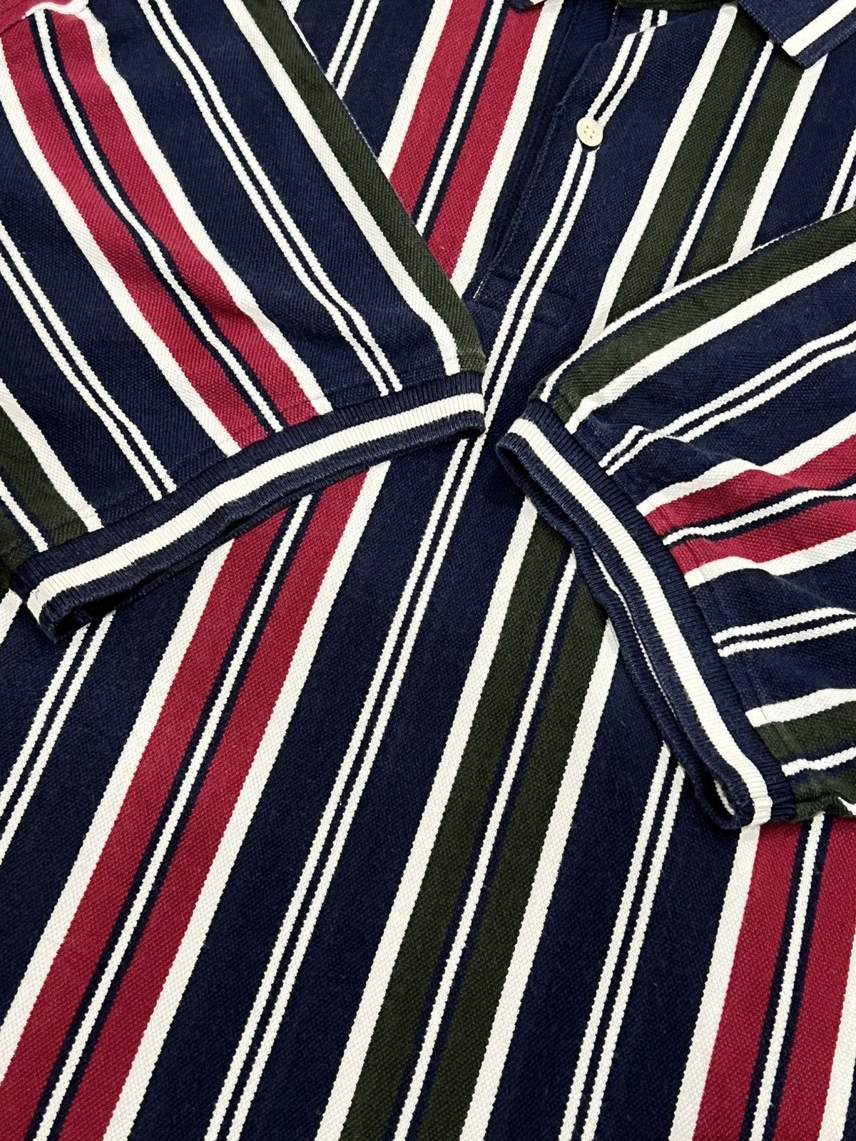 Tommy Hilfiger Tommy Hilfiger Stripes Multi Colour Polo Tees Size US M / EU 48-50 / 2 - 9 Thumbnail