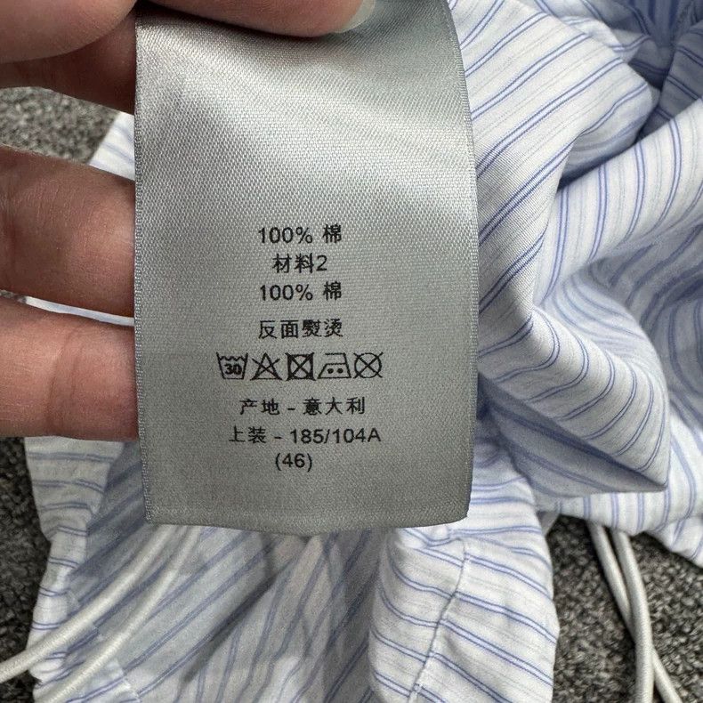 Dior Dior Full print old flower stitching striped coat Size US S / EU 44-46 / 1 - 4 Thumbnail