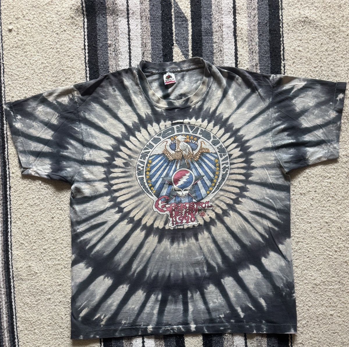 Grateful Dead Vintage 1990 Grateful Dead Tie Dye Brockum T-Shirt XL Size US XL / EU 56 / 4 - 1 Thumbnail
