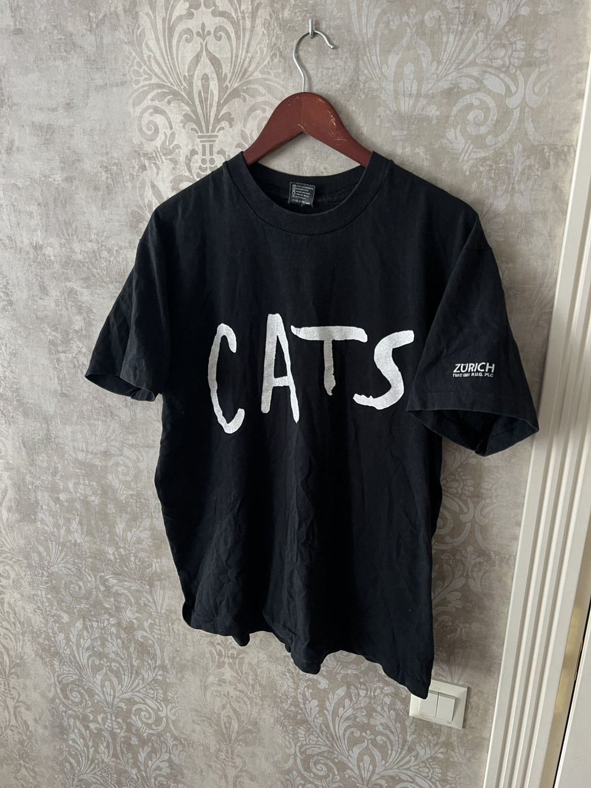 Vintage Cats 1981 Musical T-Shirt Screen Stars Vintage Size US XL / EU 56 / 4 - 2 Thumbnail