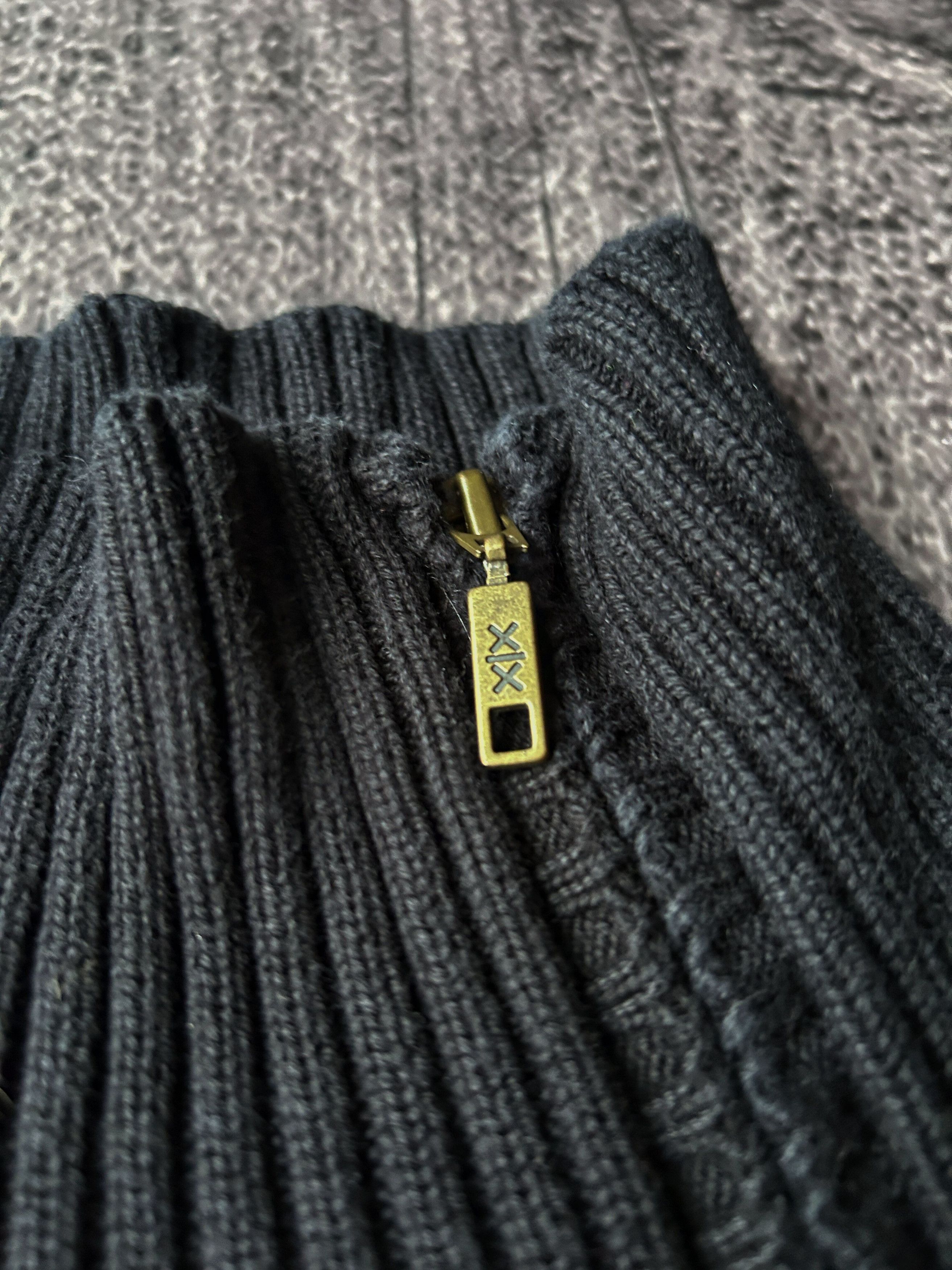 Japanese Brand VTG Rick Owens Style Non-Symmetrical ZIP Sweater Hoodie 90s Size US S / EU 44-46 / 1 - 6 Thumbnail
