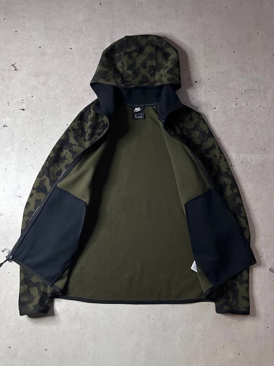 Nike Nike Tech Fleece Full-Zip Hoodie Camo Green Men’s M Y2K Size US M / EU 48-50 / 2 - 5 Thumbnail