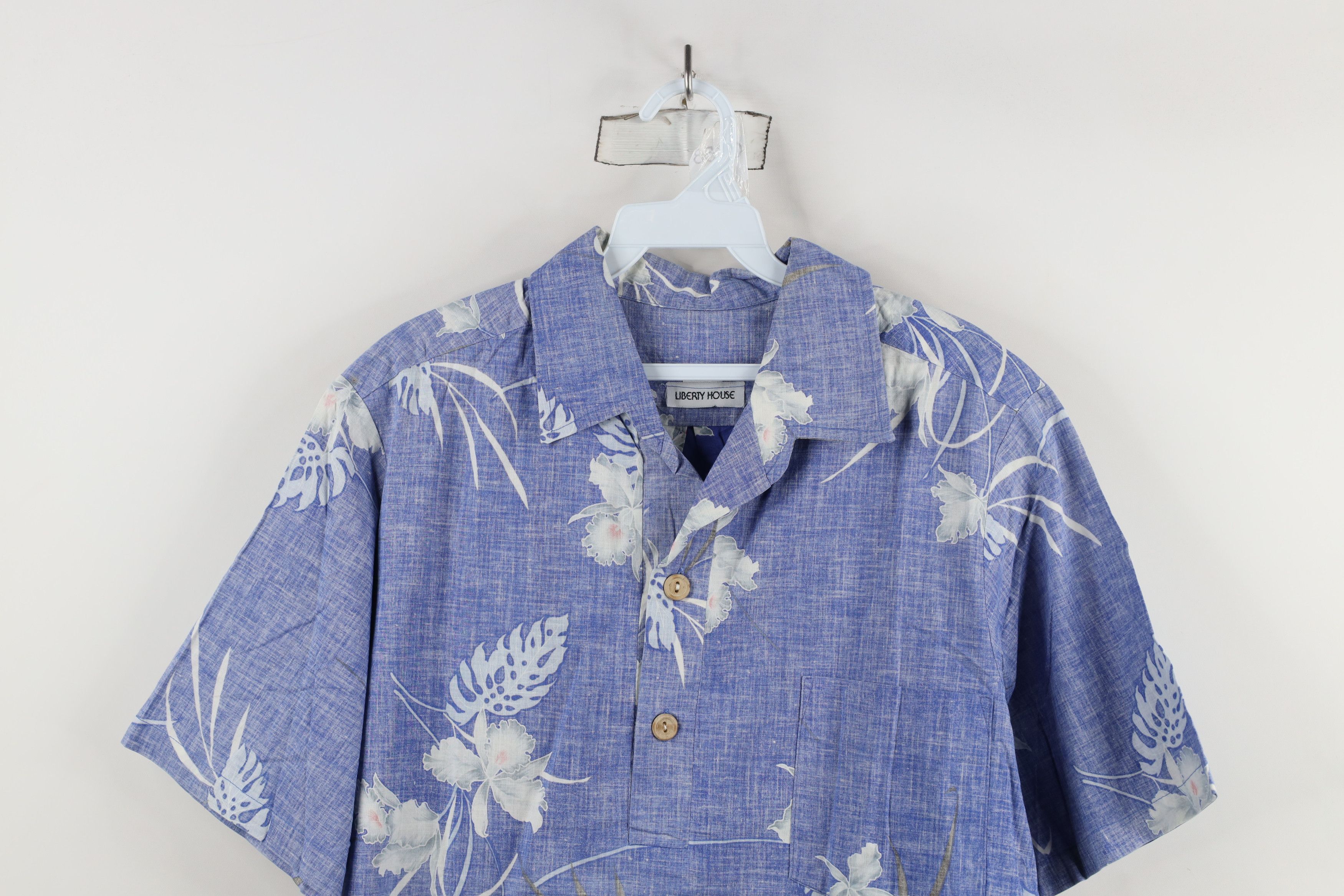 Vintage Vintage 70s Streetwear Flower Hawaiian Button Down Polo USA Size US M / EU 48-50 / 2 - 2 Thumbnail