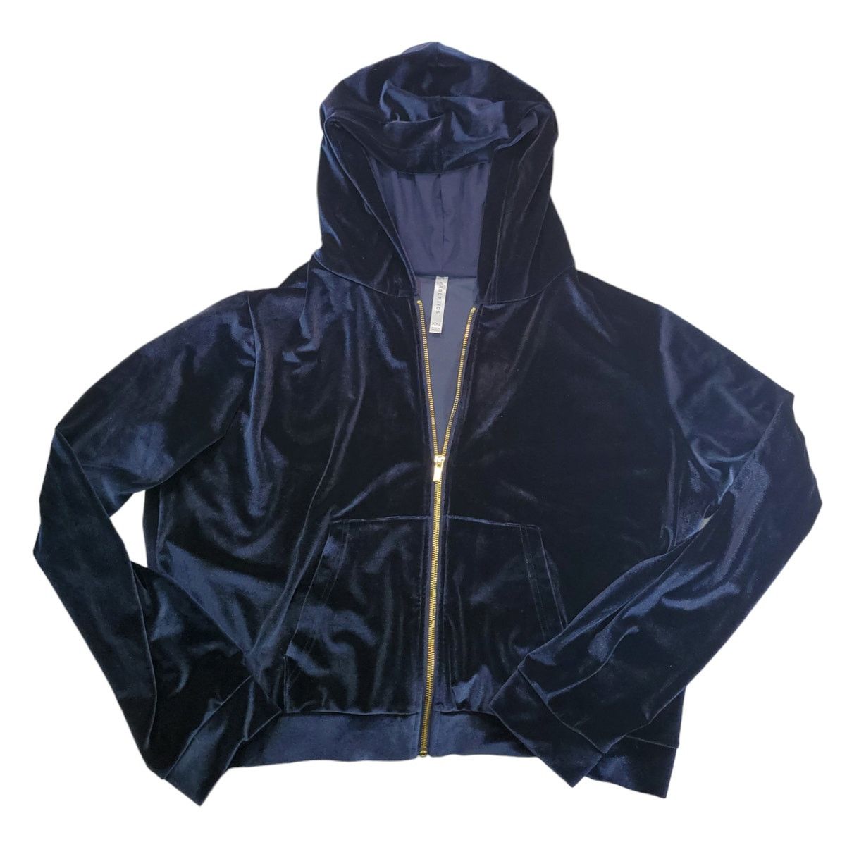 Fabletics Fabletics| Cropped, Midnight Blue, Track Jacket/Hoodie | XXL Size XXL / US 16-18 / IT 52-54 - 1 Thumbnail