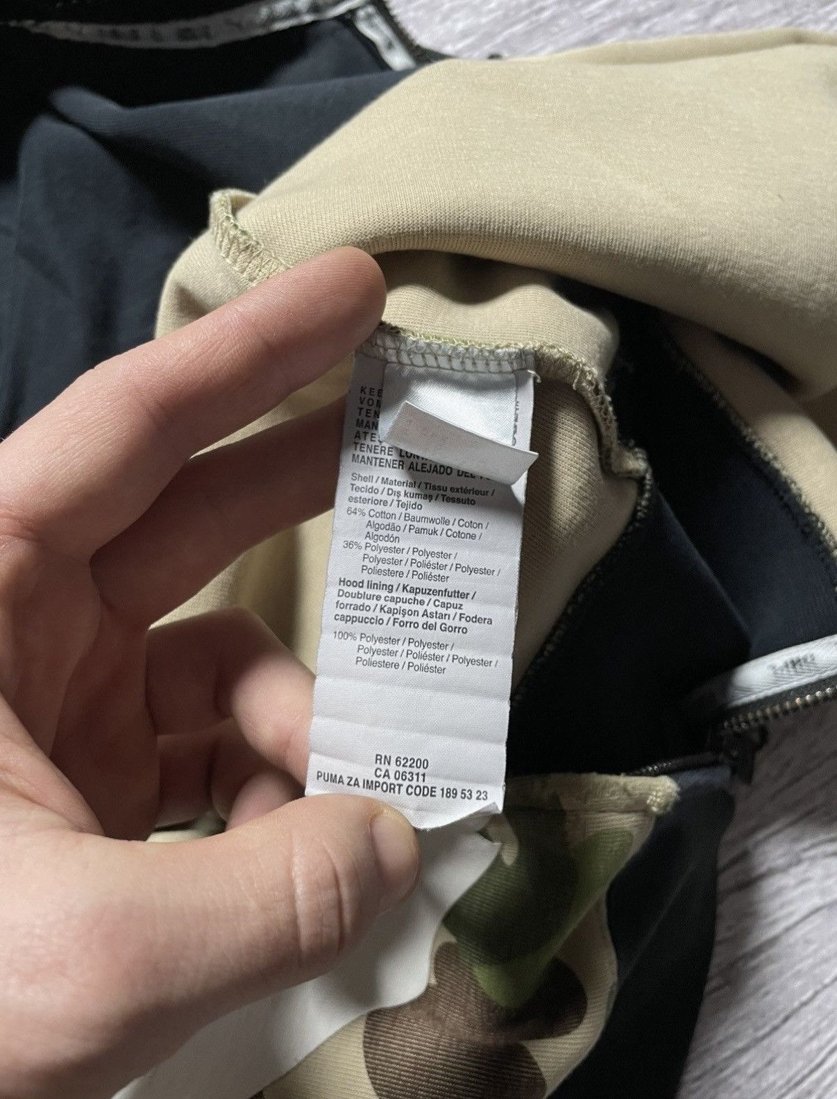 Bape × Puma Bape x Puma collab black and green camo hoodie Size US S / EU 44-46 / 1 - 13 Thumbnail