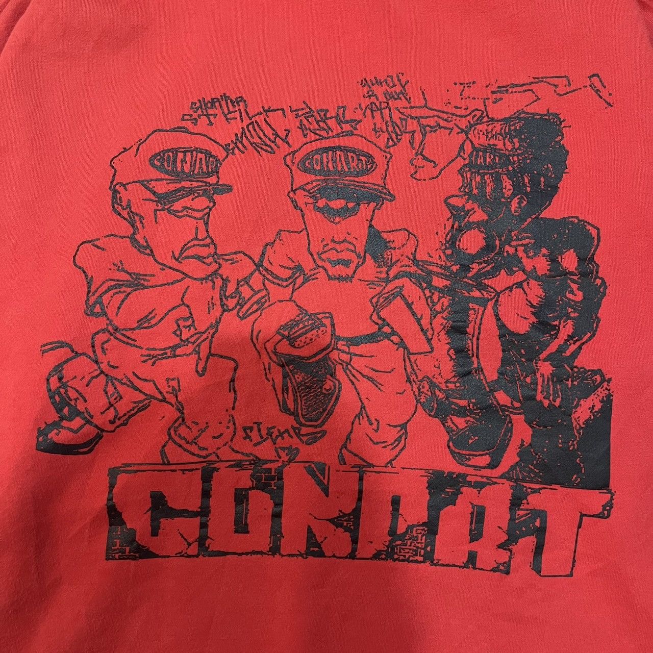 Rap Tees VINTAGE CONART GRAFFITI OLD SCHOOL HIP HOP HOODIE Size US L / EU 52-54 / 3 - 4 Thumbnail